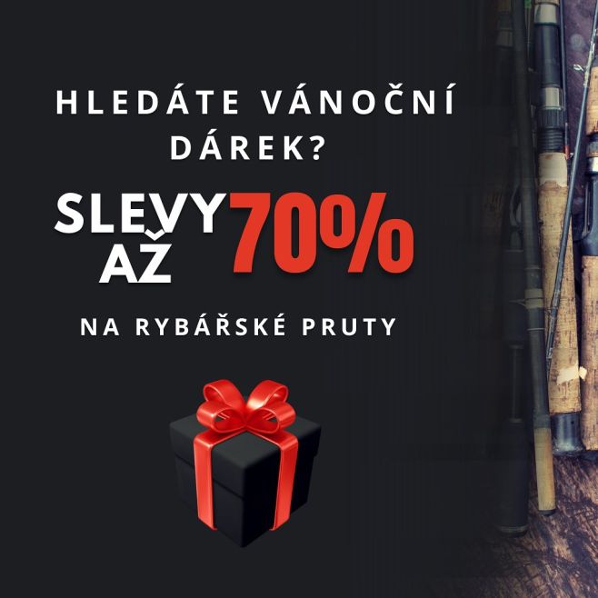 Ještě nemáte vánoční dárek? Vyprazdňujeme sklady a přinášíme vám exkluzivní slevy až 70% na vybrané pruty. 🎣 Akce platí do...
